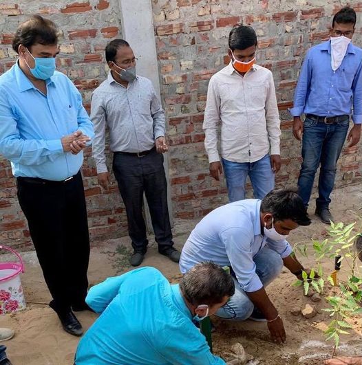 POWERGRID Fatehgarh launched 2 sub-station operation green plantation drive 