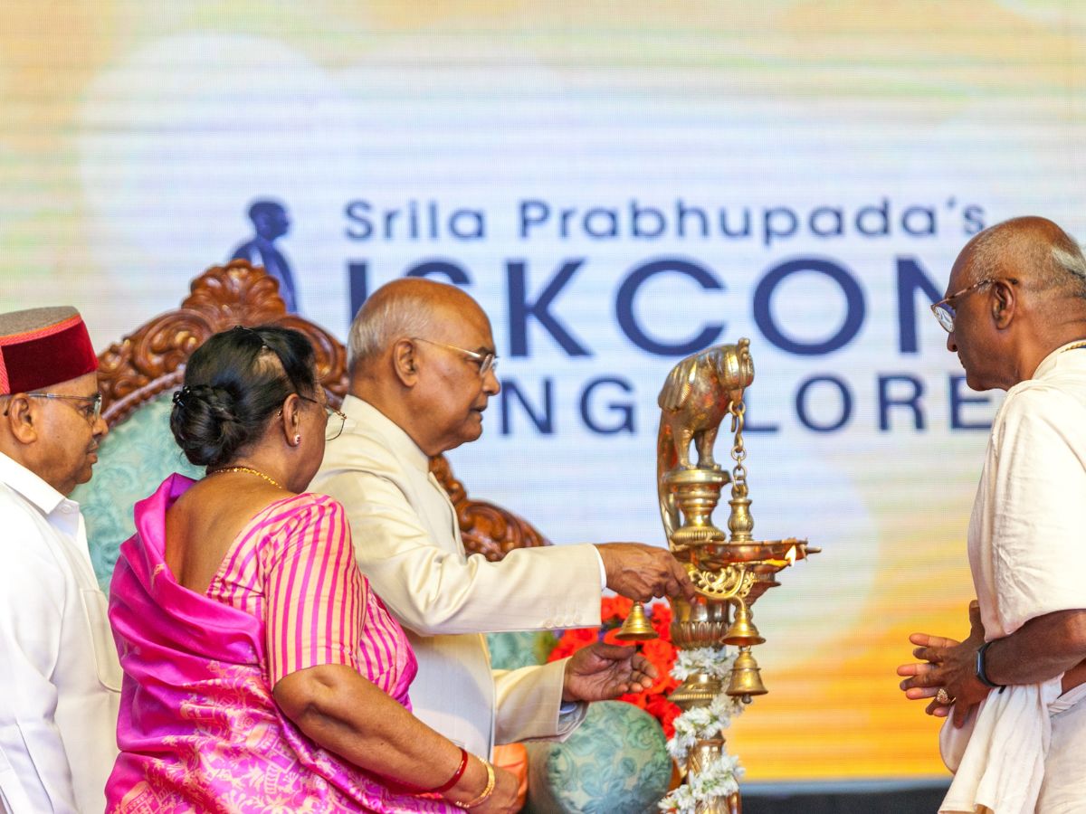 President inaugurates ISKCON Sri Rajadhiraja Govinda Temple