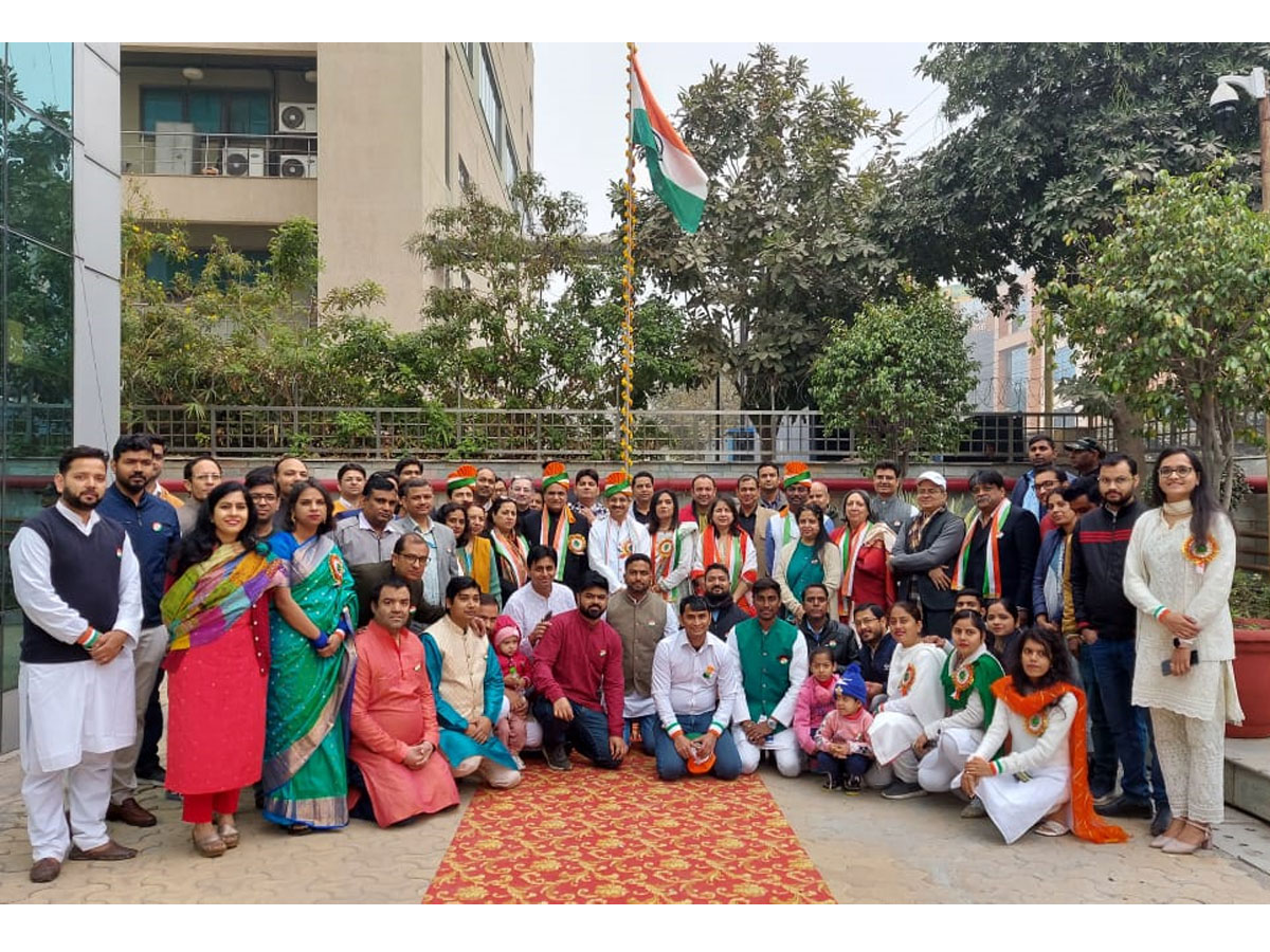 RailTel celebrates 74th Republic Day