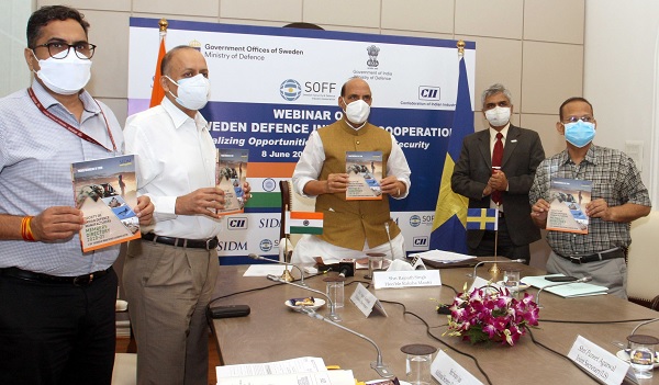 Rajnath Singh inviterer svenske firmaer til å investere i forsvarskorridorer i Uttar Pradesh og Tamil Nadu