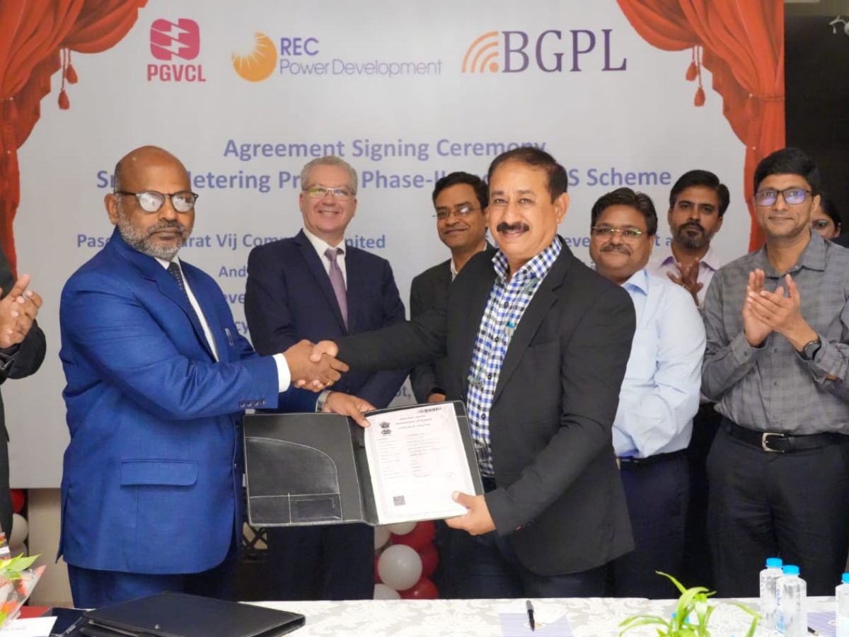 RECPDCL Signs Major Smart Metering Agreements for 33.26 Lakh Prepaid Meters in Gujarat