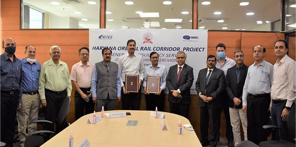 RITES, HRIDC sign contract for Haryana Orbital Rail Corridor