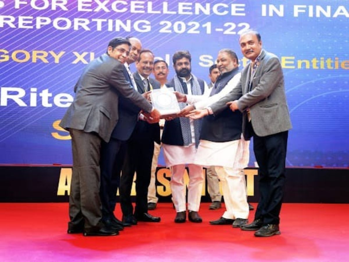 RITES bagged ICAI Awards for Excellence in Financial Reporting 2021-22