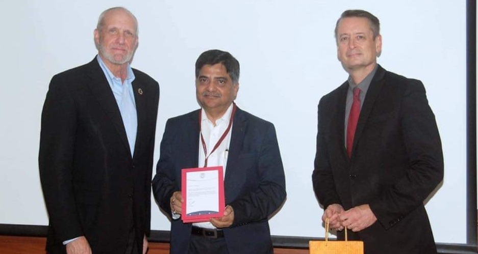 Dr. R K Srivastava CGM Powergrid ESMD Felicitated