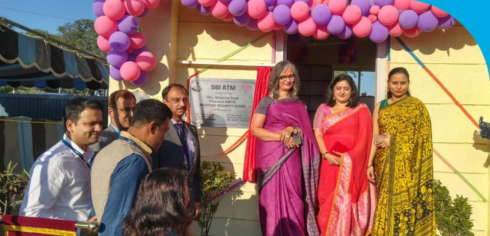 Smt Sangeeta Singh inaugurated a SBI ATM 