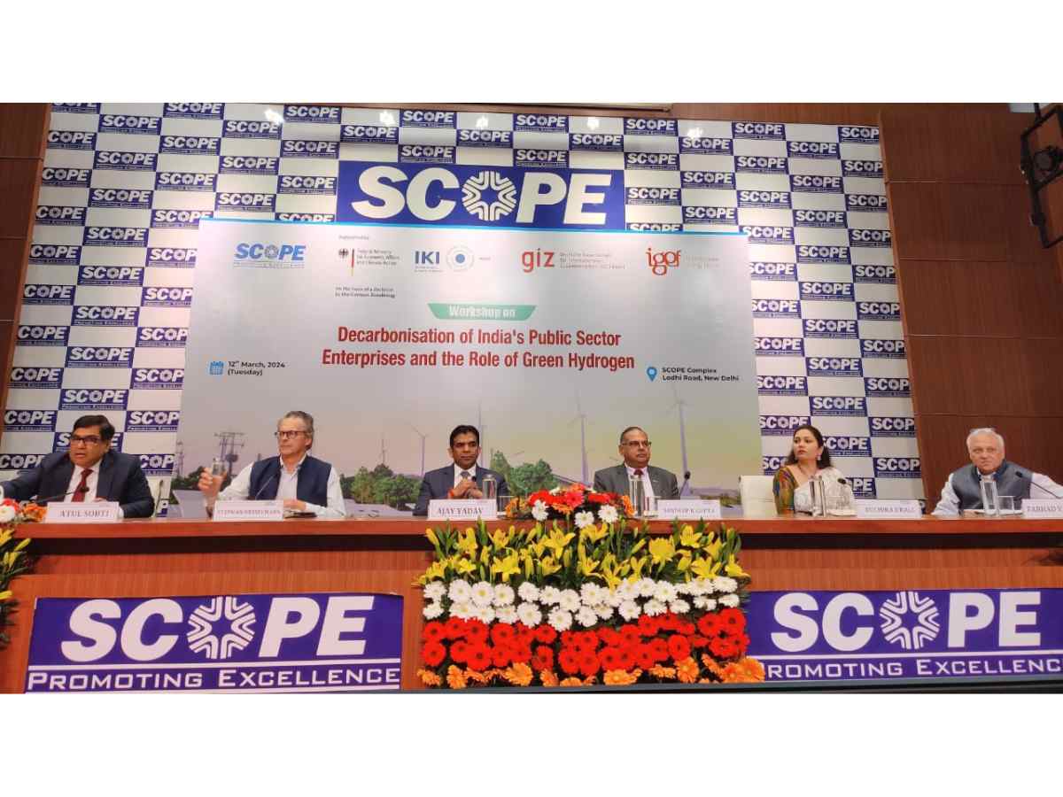 SCOPE - GIZ, Germany organize workshop on ‘Decarbonisation of India’s PSEs and the Role of Green Hydrogen’