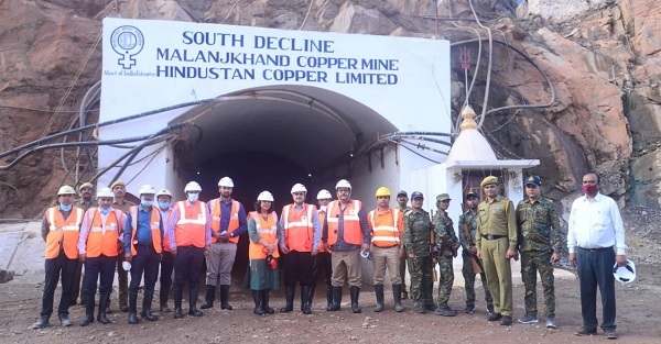 Secretary, Ministry of Mines, Shri Alok Tandon visited Malanjkhand Copper Project, HCL