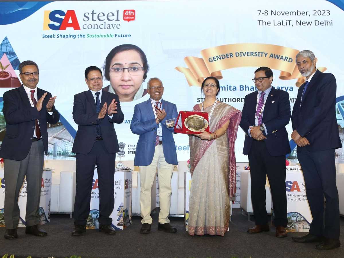 Sumita Bhattacharya of SAIL, RSP bags ISA’s ‘Wings of Steel’ award