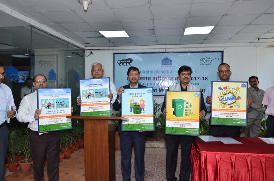 NBCC awareness posters on Swachh Abhiyan