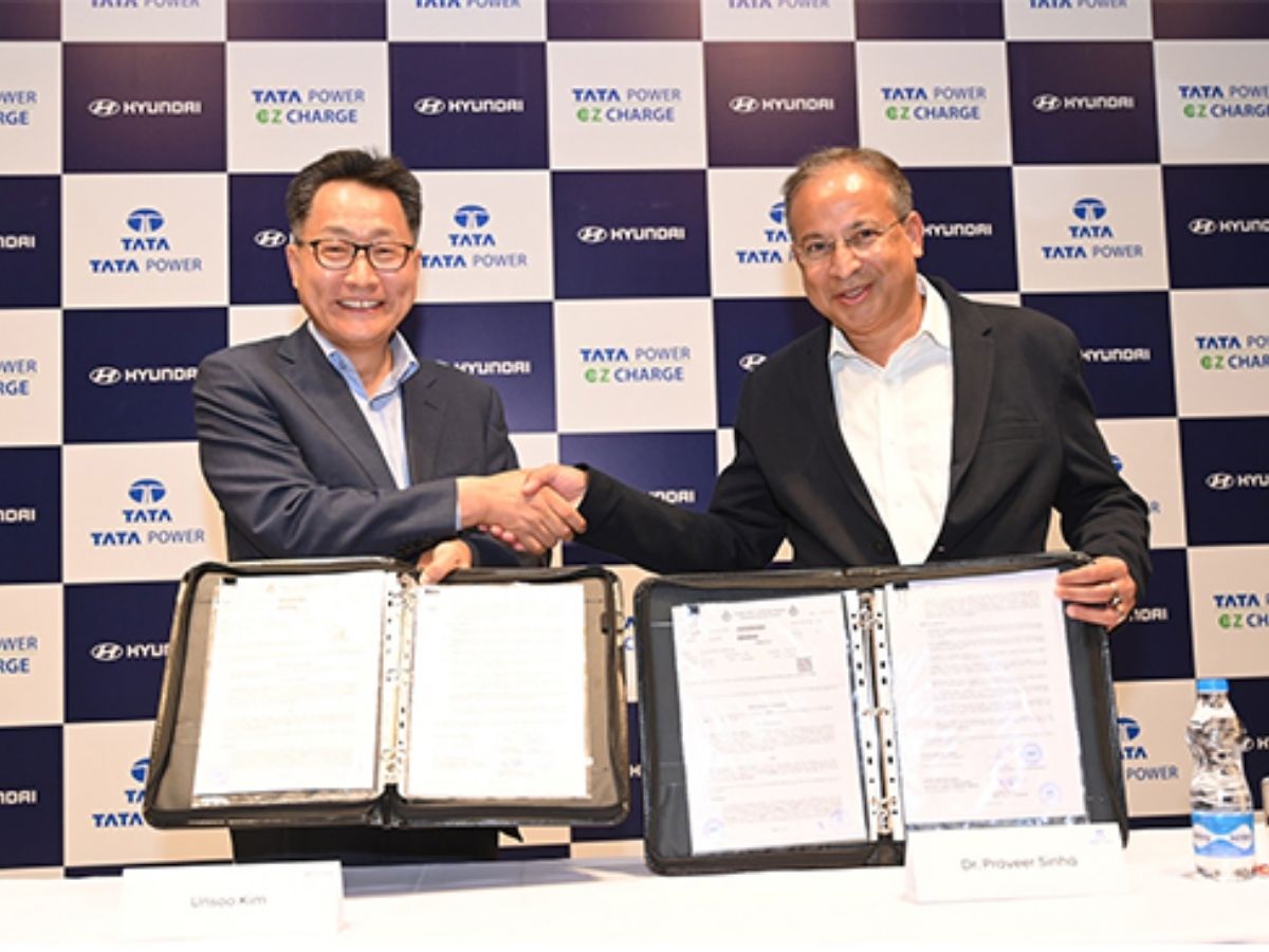 Tata Power, Hyundai Motor together will Power up EV-charging Infra in India