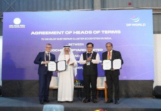 Cochin Shipyard signed MoU with Drydocks World and DP World