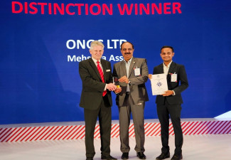 ONGC Mehsana Asset honoured as a Distinction Winner