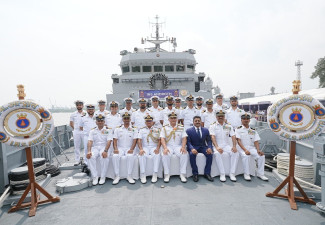 Proud Moment for GRSE as Second ASW SWC INS Androth Gets Commissioned Into Navy