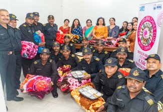 Swayamsiddha Ladies Club Organizes CSR Initiative for Security Personnel