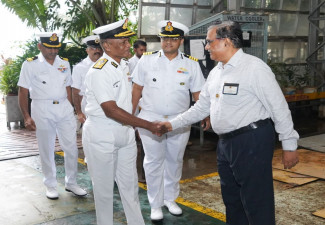 Mazagon Dock observes Plate Cutting Ceremony of ICG’s Fourth NGOPV in Mumbai