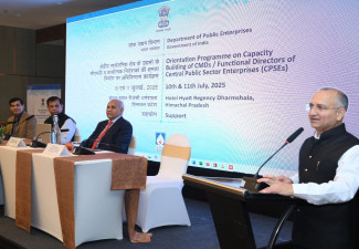 SJVN in collaboration with DPE organizes two-day Orientation Programme for CMDs and Directors of CPSEs