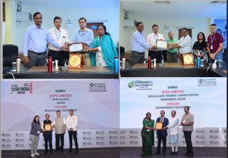 NTPC Bongaigaon recibe doble distinción por su excelencia en RSE y protección ambiental.