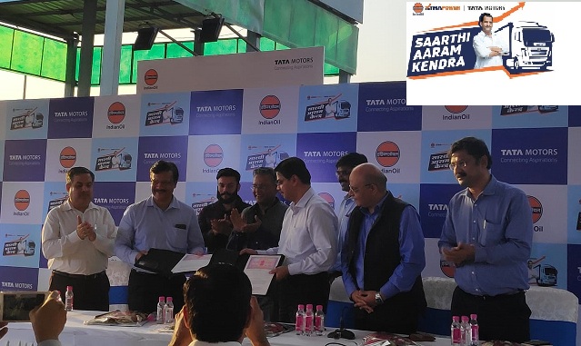 IndianOil Collaborates with Tata Motors to launch Saarthi Aaram Kendra