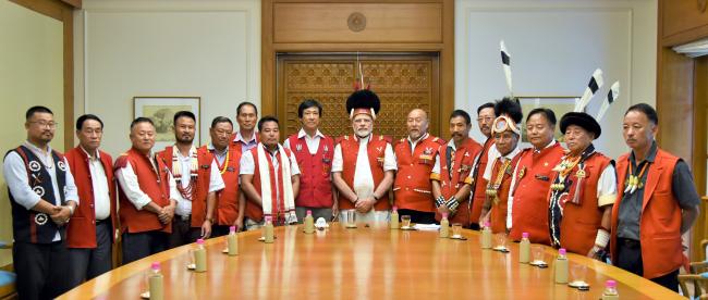 Village chiefs of Nagaland meet Prime Minister