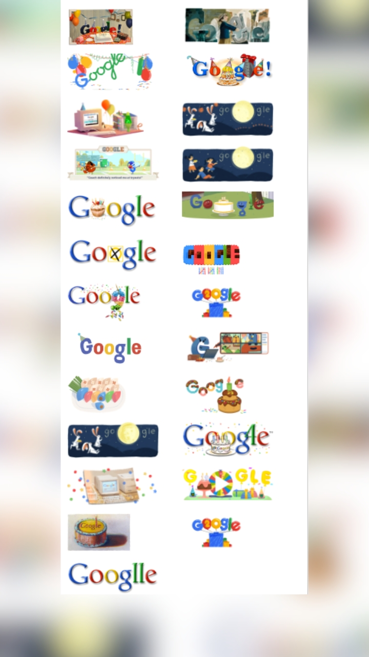 Google Celebrating 25 Years of Innovation 