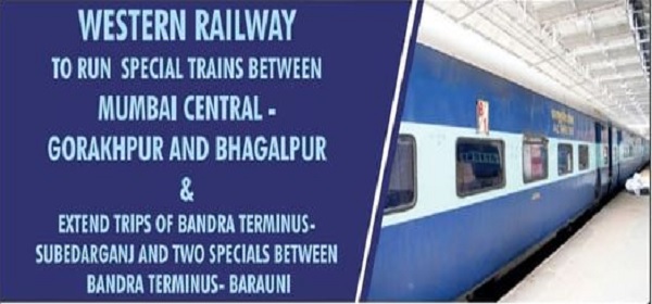 Western railways to operate 2 special trains, booking starts today, Know the details