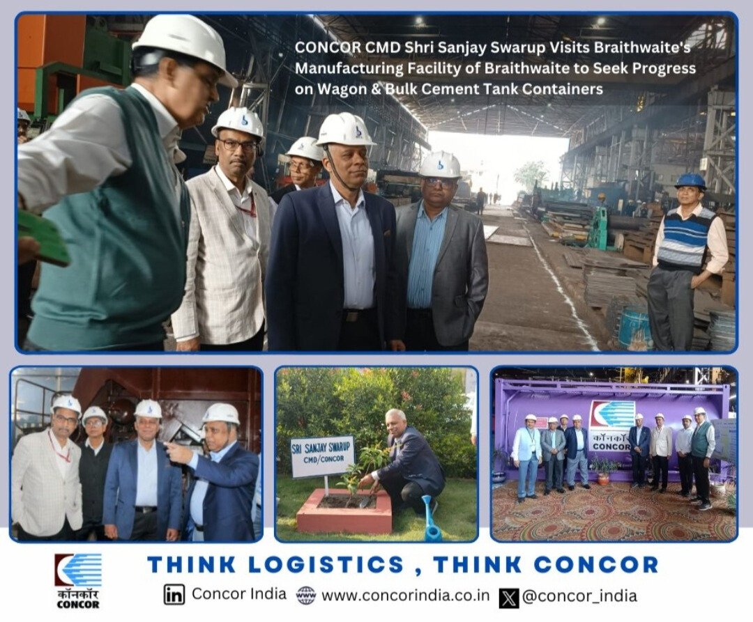 CMD CONCOR посещает Braithwaite & Co. Limited для развития логистических и производственных возможностей