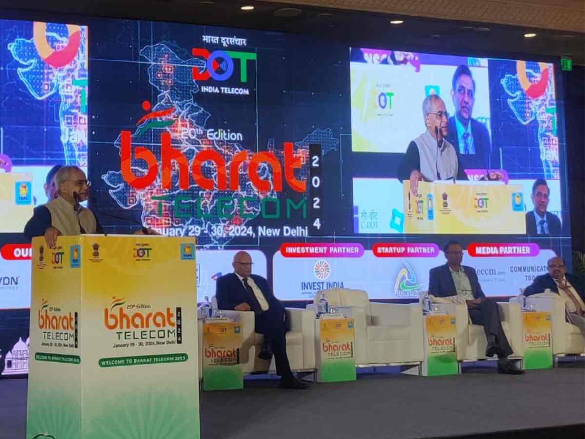 Открытие Bharat Telecom 2024; Внедрение 5G в Индии было одним из самых быстрых в мире: д-р Нирадж Миттал, секретарь DoT