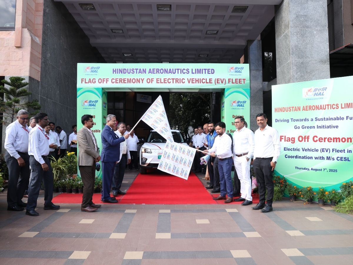 HAL Flags Off Fleet of Electric Vehicles Under ‘Go Green’ Initiative
