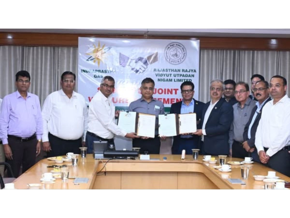 IGL and RVUNL signed Joint Venture Agreement