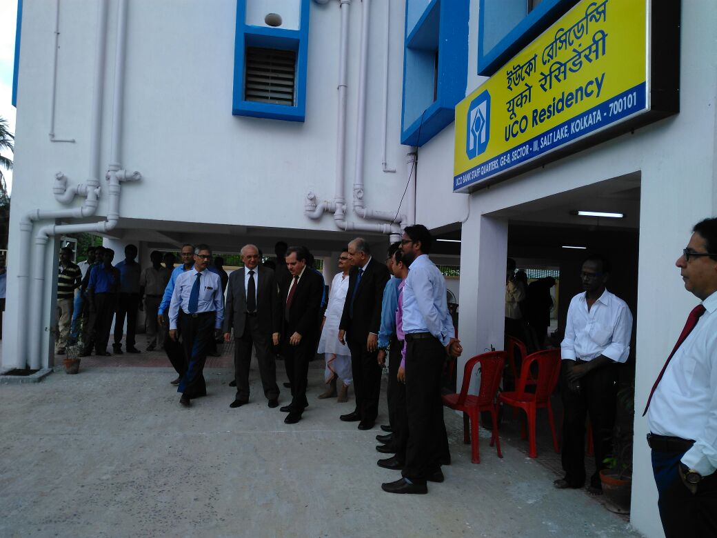 Inauguration of staff quarters UCO Residency implemented by HSCL