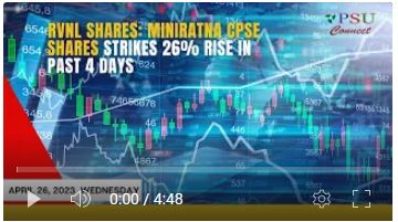 #RVNL shares: MiniRatna CPSE shares strikes 26% rise| Today's Top news | April 26, 2023