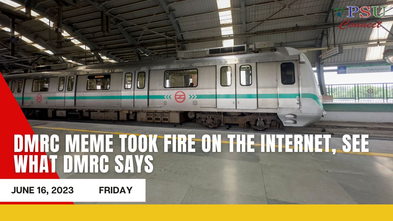 DMRC meme taking fire on the Internet |Today's Top News| June 16, 2023 | Psuconnect | India