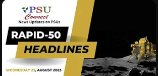 Rapid 50 News | 23th AUGUST 2023 | India Becomes First Country to Land on Moon's South Pole