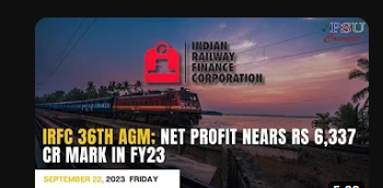 IRFC 36th AGM; net profit nears Rs 6,337cr mark in FY23 | Today's Top News, Sep 22, 2023 |Psuconnect