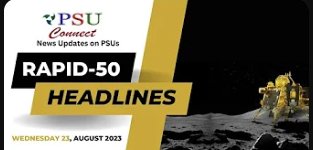 Новости Рапида 50 | 23 АВГУСТА 2023 ГОДА | Индия стала первой страной, совершившей высадку на Южном полюсе Луны
