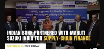 Банк заключил партнерское соглашение с Maruti Suzuki India по финансированию цепочки поставок | Главные новости дня, 15 сентября 2023 г.
